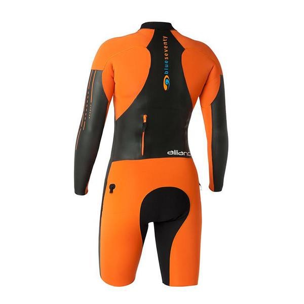 ZOGGS WOMENS ALLIANCE SWIMRUN WETSUIT - BLACK/ORANGE