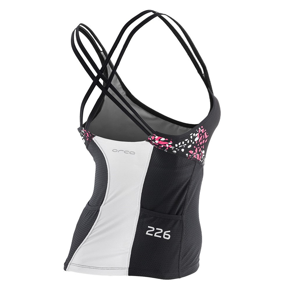 ORCA WOMENS 226 SINGLET 18/19 - BLACK/PINK