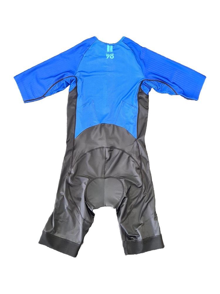 BLUE70 MENS AERO ELITE TRISUIT - ROYAL/GREY