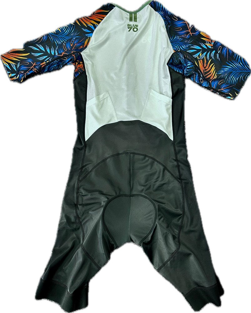 BLUE70 MENS AERO ELITE TRISUIT - BLACK/ARTICHOKE/TEAL/MULTI