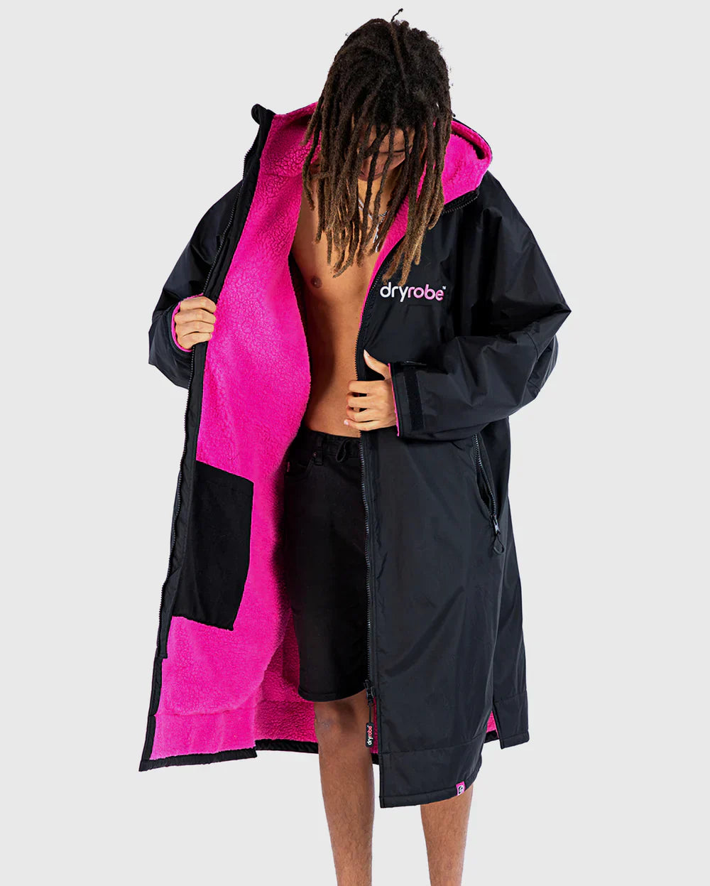 DRYROBE ADVANCE LONG SLEEVE - BLACK-PINK