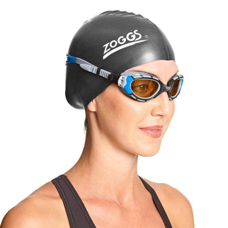 ZOGGS PREDATOR FLEX POLARIZED ULTRA-SMALL- SILVER BLUE