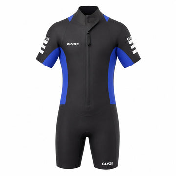 GLYDE MENS AMPHIBIAN SWIMRUN WETSUIT - BLUE OR RED