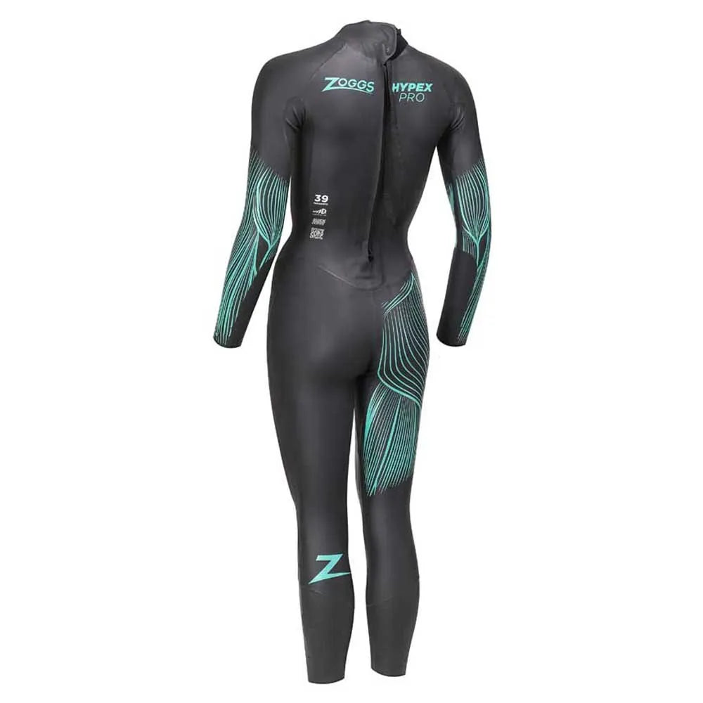 ZOGGS HYPEX PRO SWIMMING & TRIATHLON WOMENS WETSUIT - BLACK/TEAL