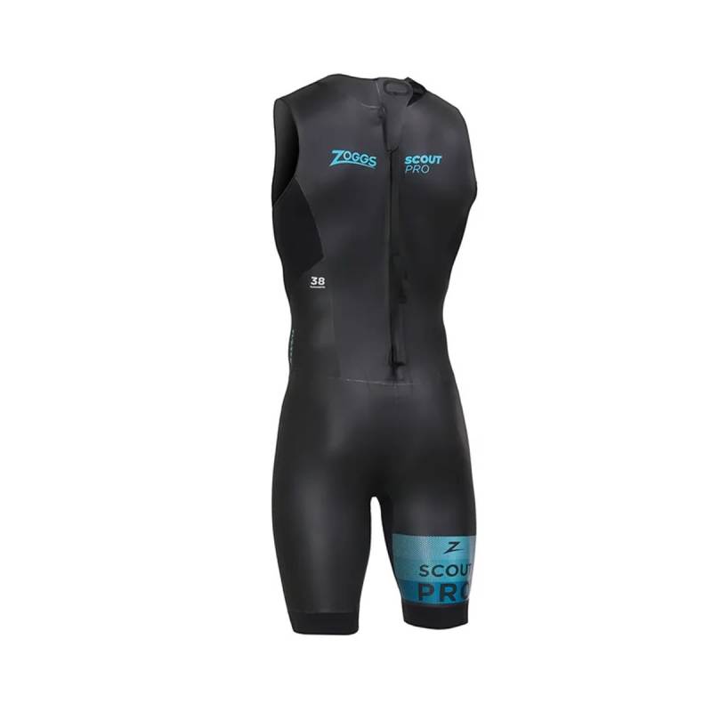 ZOGGS MENS SCOUT PRO SHORTY WETSUIT - BLACK/BLUE